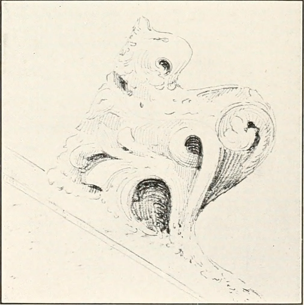 An illustration from The evolution of architectural ornament, 1913, leaf 109