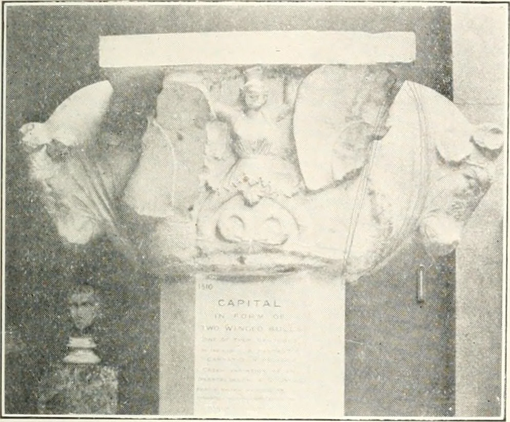 An illustration from The evolution of architectural ornament, 1913, leaf 129