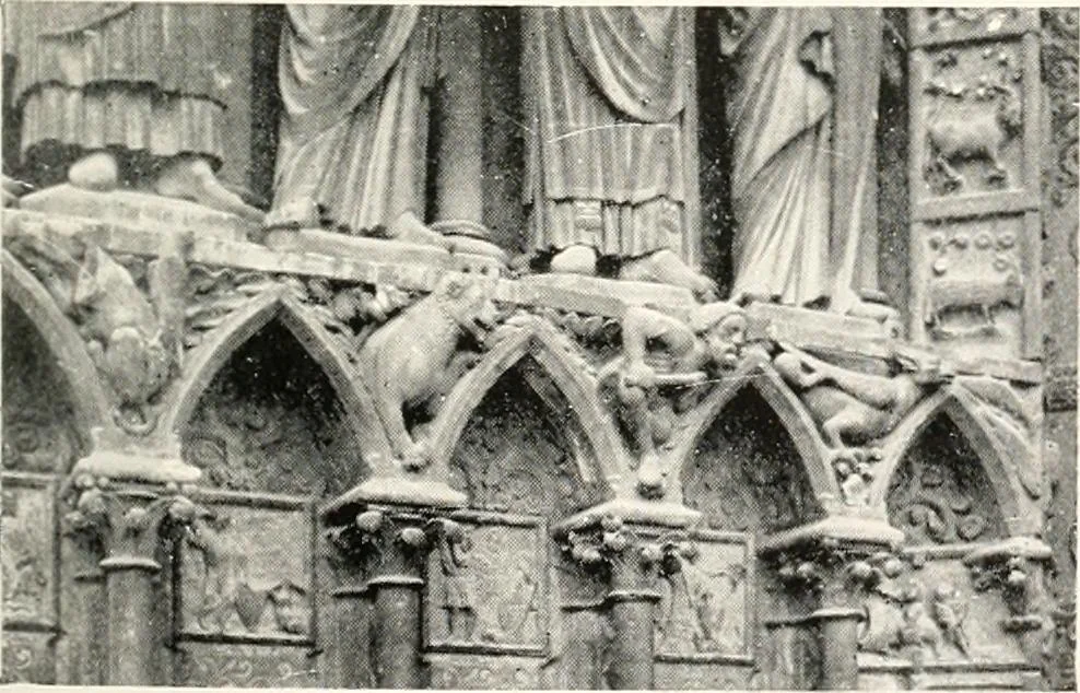 An illustration from The evolution of architectural ornament, 1913, leaf 147