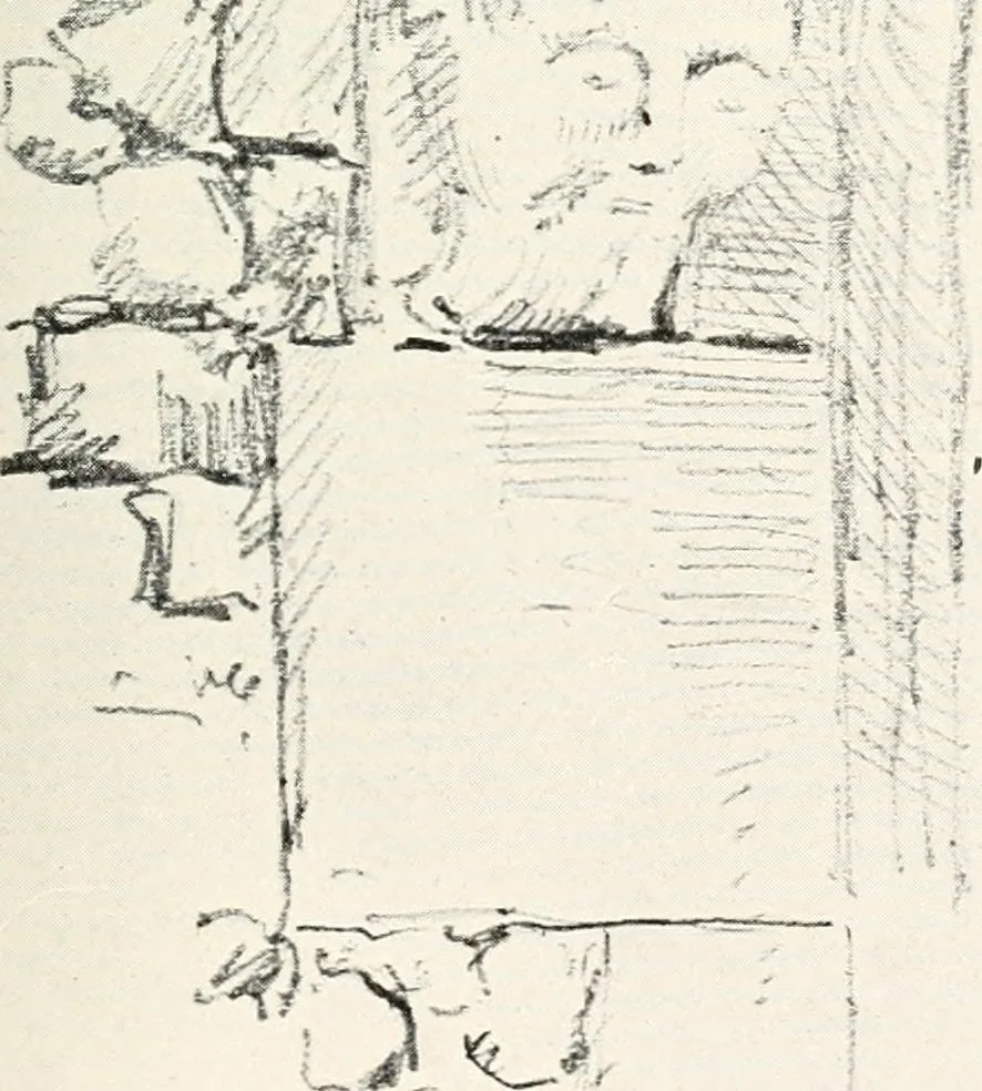 An illustration from The evolution of architectural ornament, 1913, leaf 157