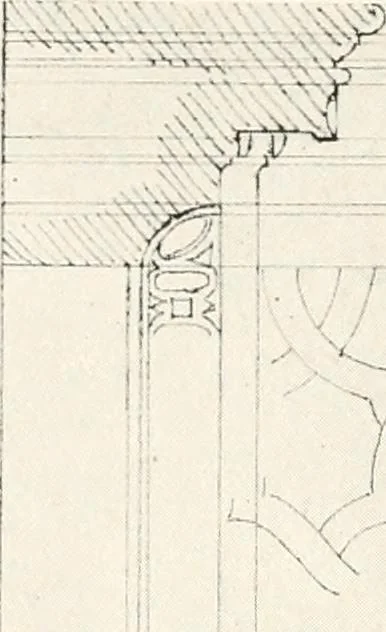 An illustration from The evolution of architectural ornament, 1913, leaf 185