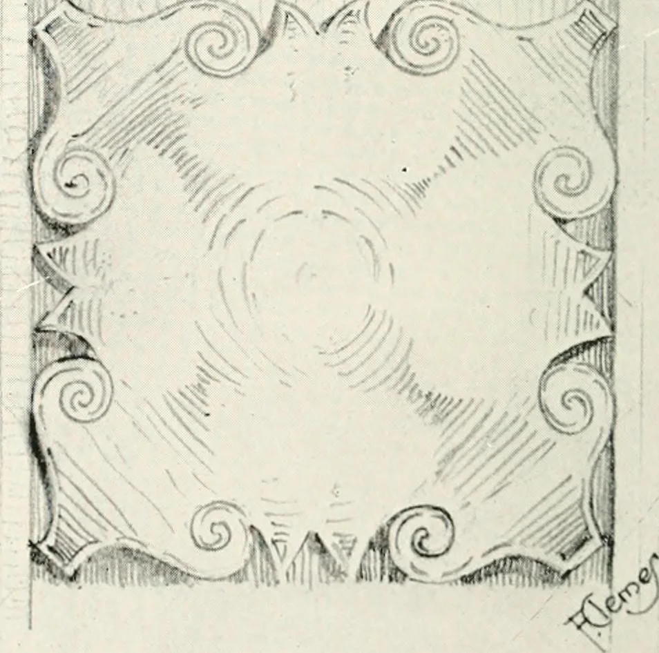 An illustration from The evolution of architectural ornament, 1913, leaf 194