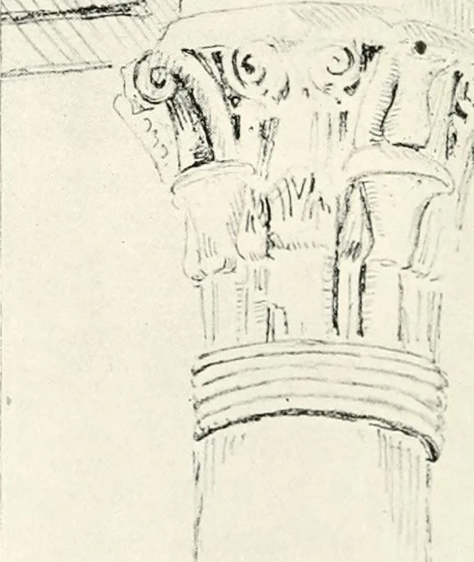 An illustration from The evolution of architectural ornament, 1913, leaf 204