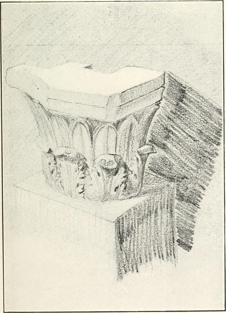 An illustration from The evolution of architectural ornament, 1913, leaf 45