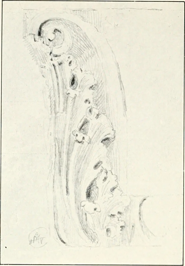 An illustration from The evolution of architectural ornament, 1913, leaf 46