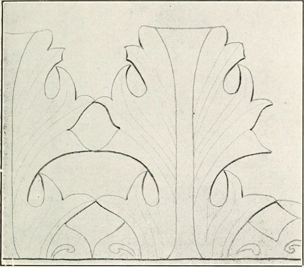 An illustration from The evolution of architectural ornament, 1913, leaf 49