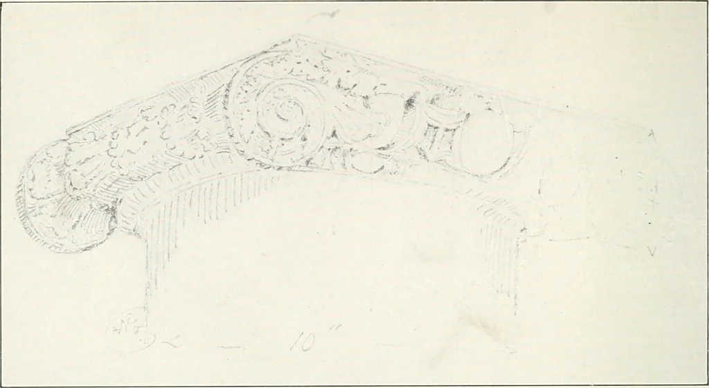 An illustration from The evolution of architectural ornament, 1913, leaf 50