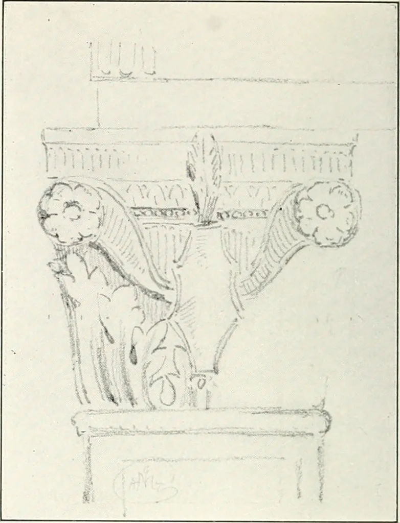 An illustration from The evolution of architectural ornament, 1913, leaf 54