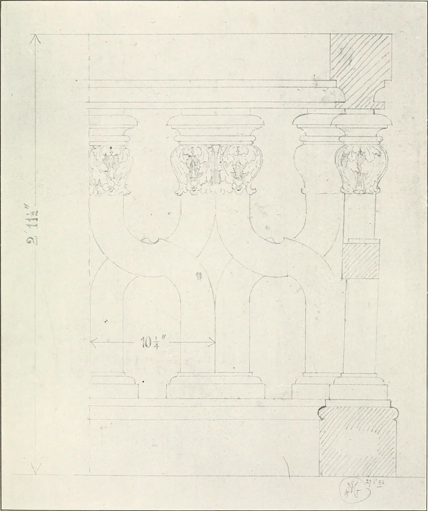 An illustration from The evolution of architectural ornament, 1913, leaf 63