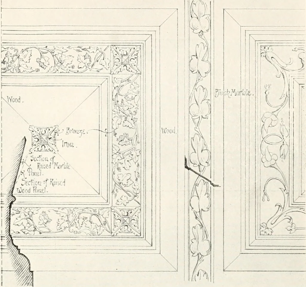 An illustration from The evolution of architectural ornament, 1913, leaf 67
