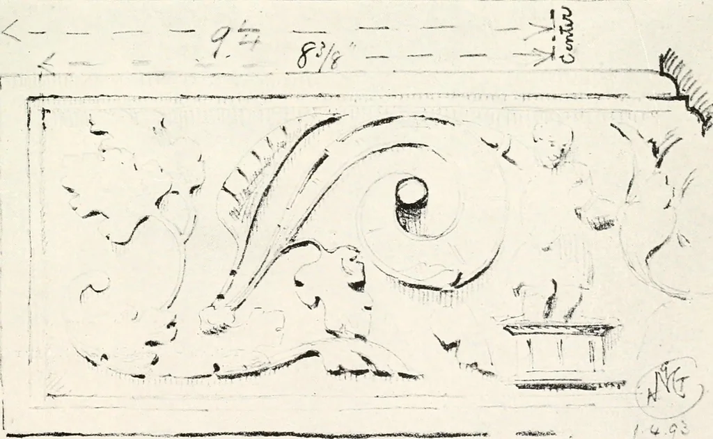 An illustration from The evolution of architectural ornament, 1913, leaf 67