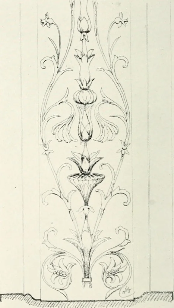 An illustration from The evolution of architectural ornament, 1913, leaf 82
