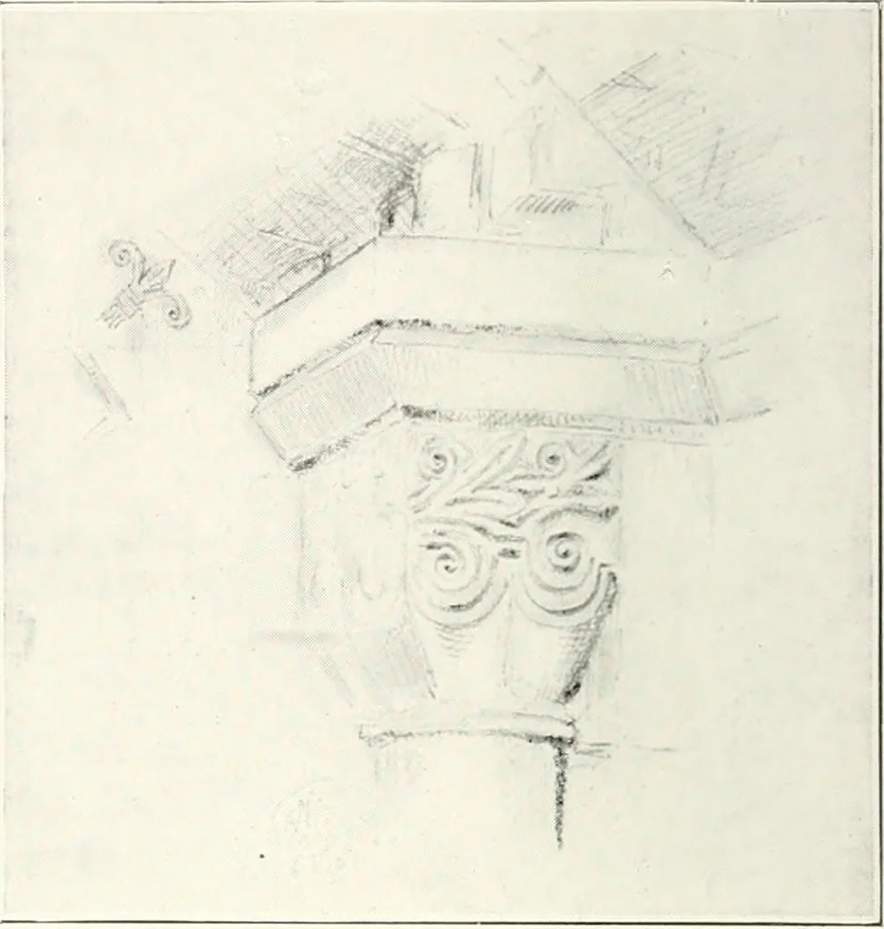 An illustration from The evolution of architectural ornament, 1913, leaf 88
