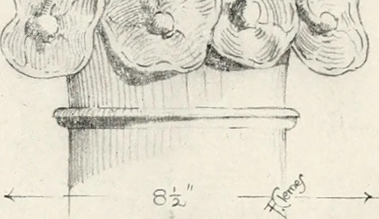 An illustration from The evolution of architectural ornament, 1913, leaf 95