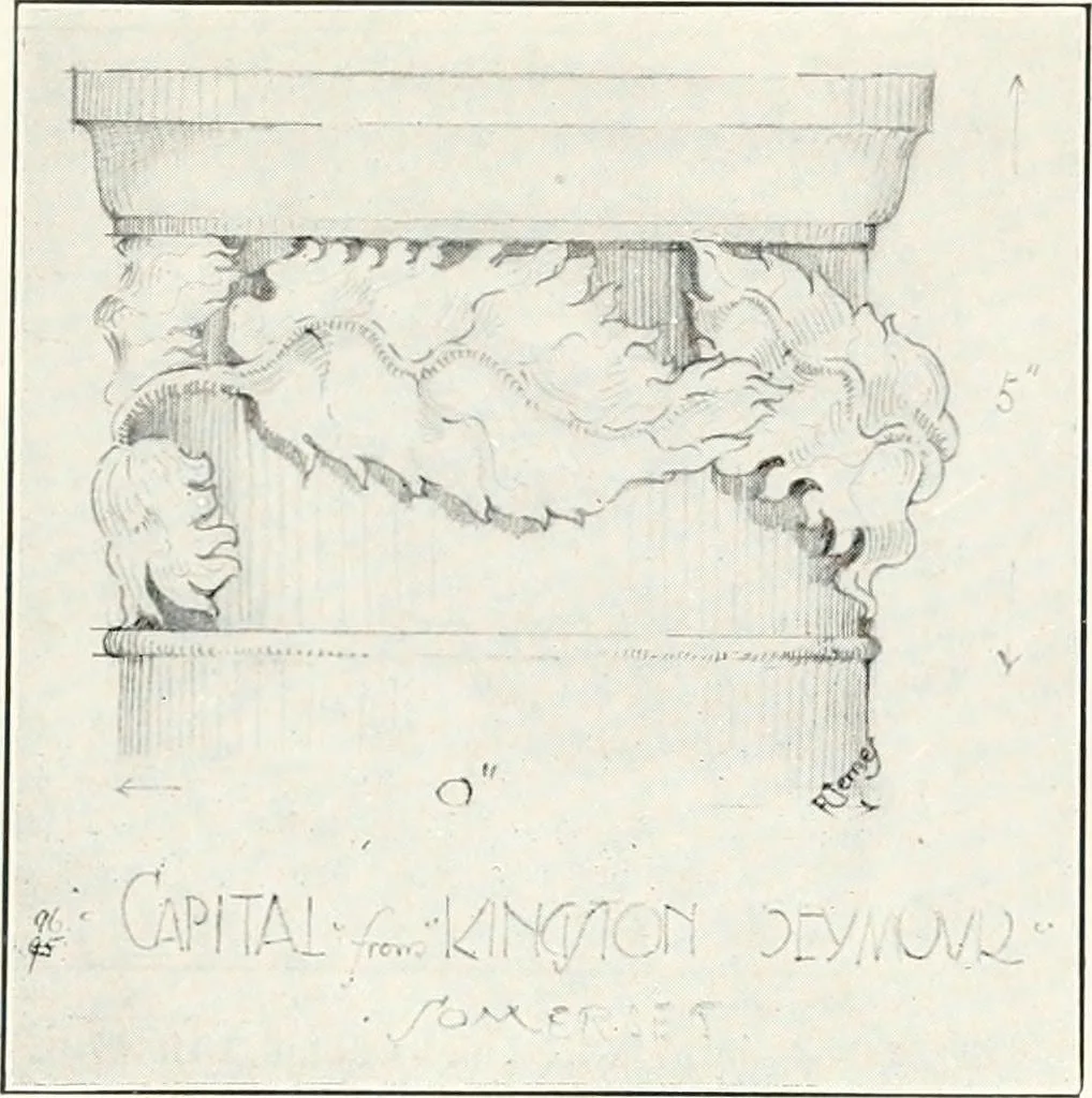 An illustration from The evolution of architectural ornament, 1913, leaf 96