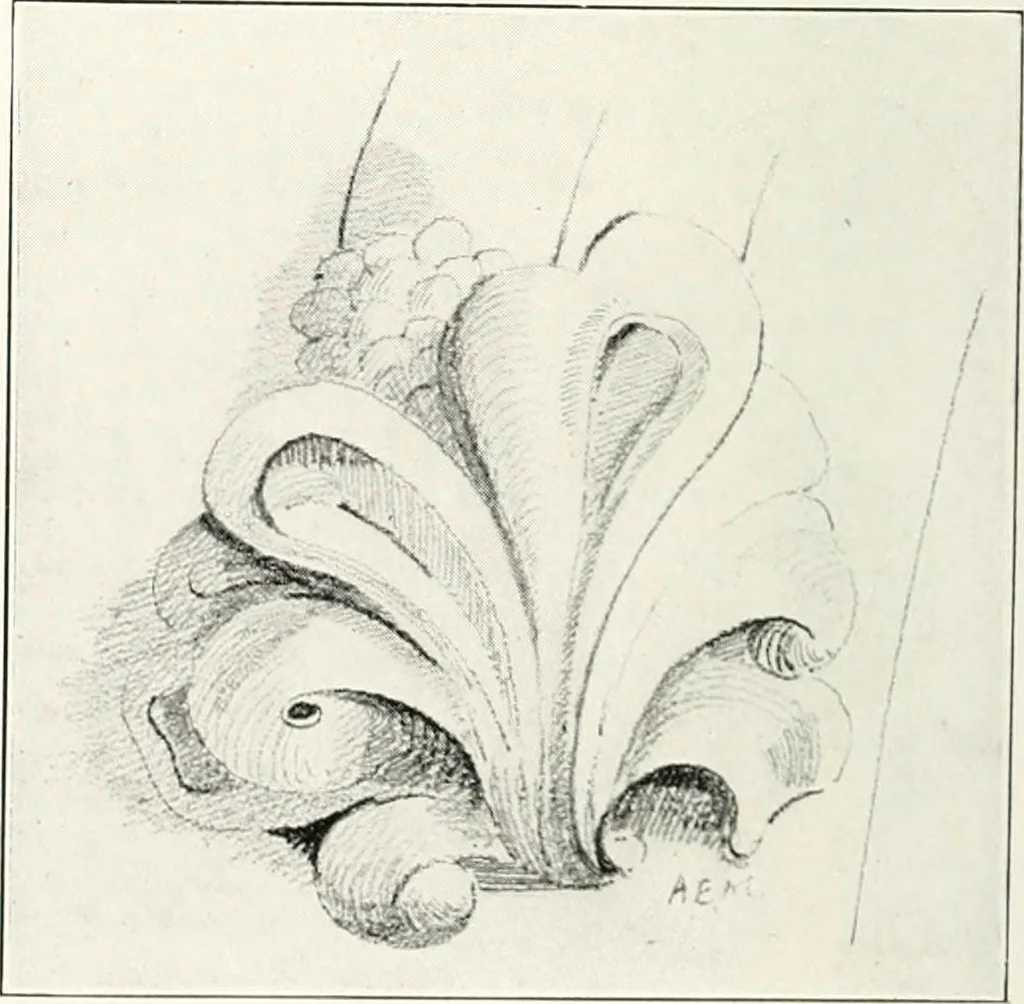 An illustration from The evolution of architectural ornament, 1913, leaf 96