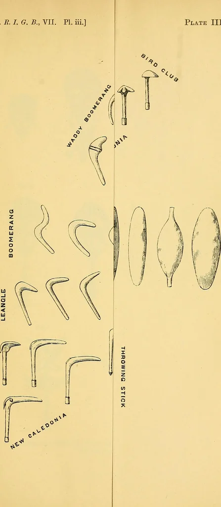 An illustration from The evolution of culture, and other essays, 1906, leaf 71
