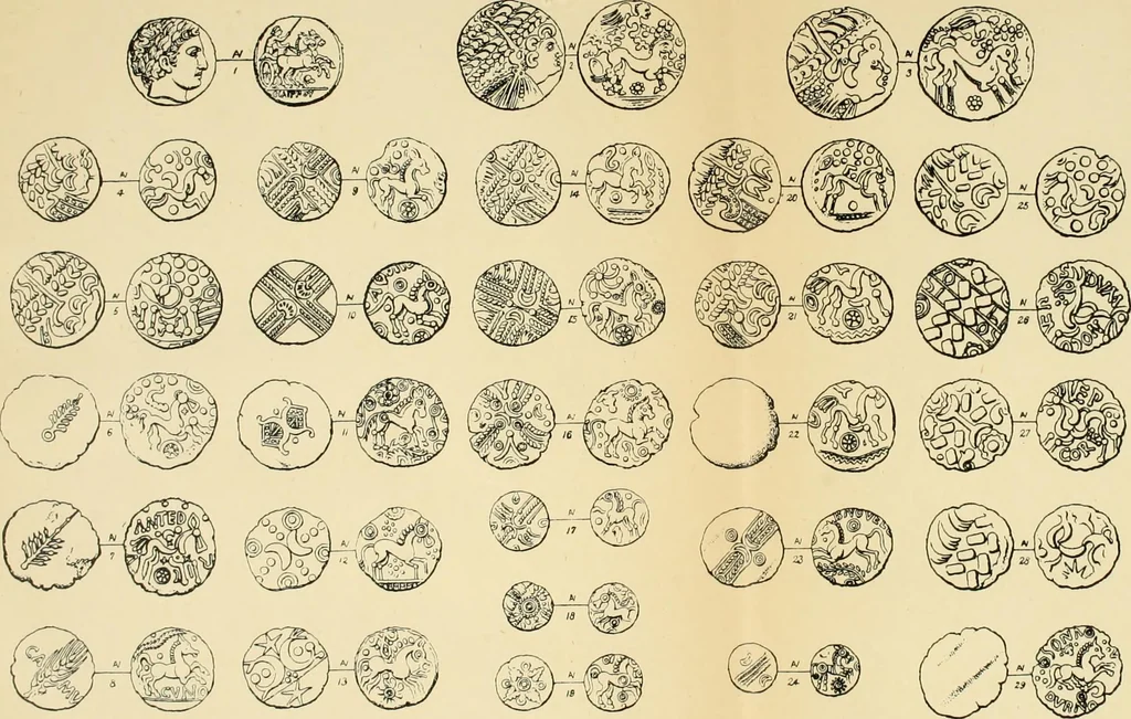 An illustration from The evolution of culture, and other essays, 1906, leaf 79
