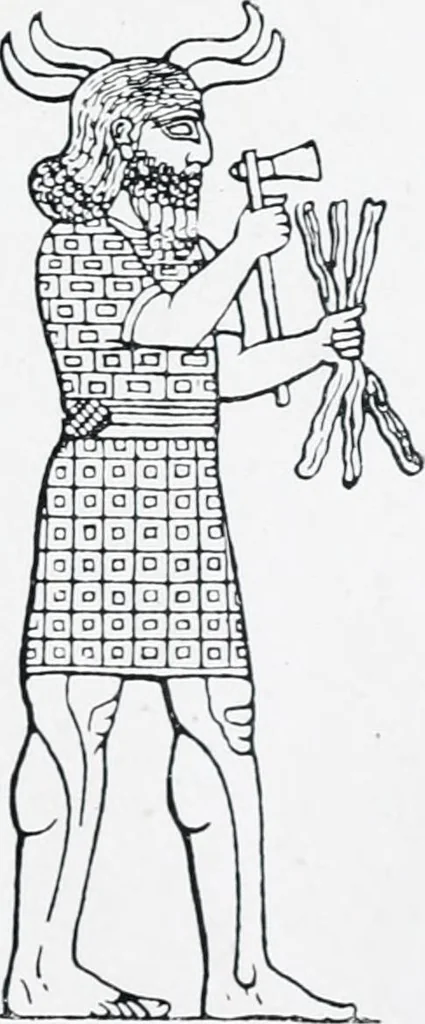 An illustration from The evolution of the dragon, 1919, leaf 115