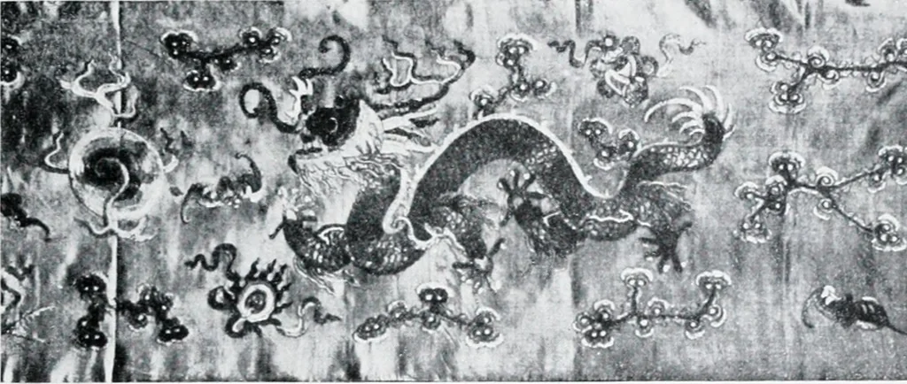 An illustration from The evolution of the dragon, 1919, leaf 145