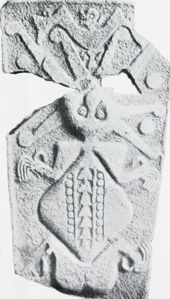 An illustration from The evolution of the dragon, 1919, leaf 223