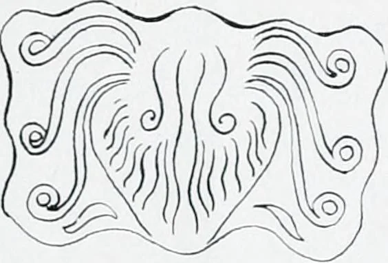 An illustration from The evolution of the dragon, 1919, leaf 235