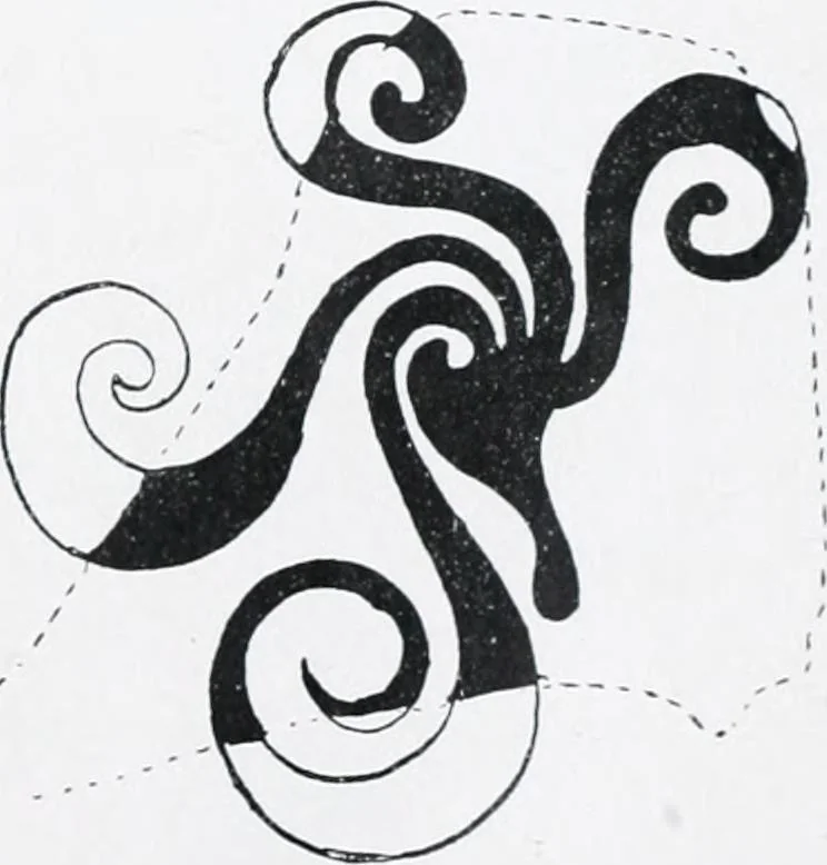 An illustration from The evolution of the dragon, 1919, leaf 235