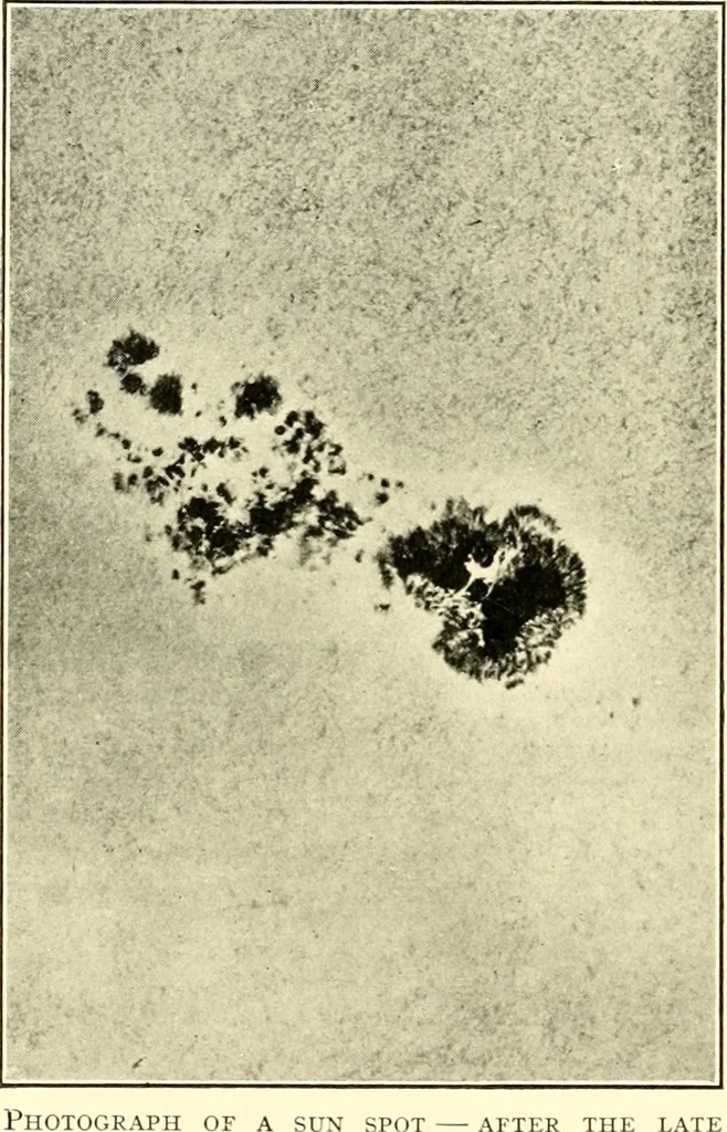 An illustration from The evolution of worlds, 1909, leaf 203