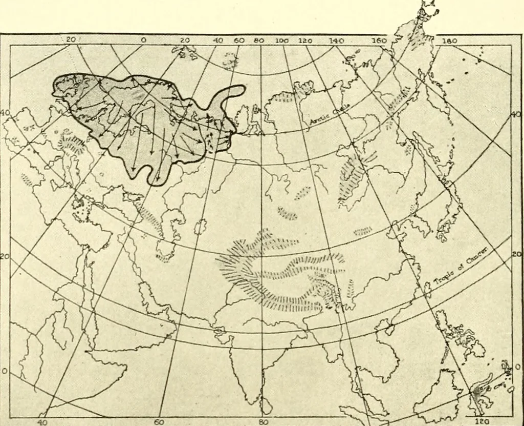 An illustration from The evolution of worlds, 1909, leaf 239