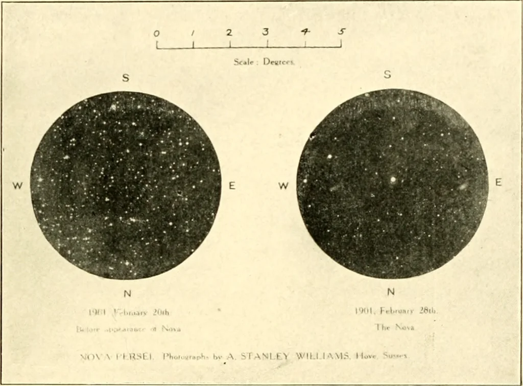 An illustration from The evolution of worlds, 1909, leaf 32