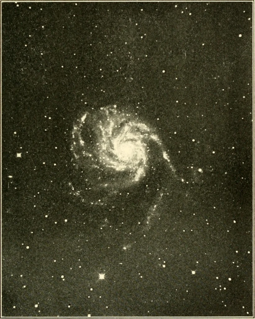 An illustration from The evolution of worlds, 1909, leaf 46
