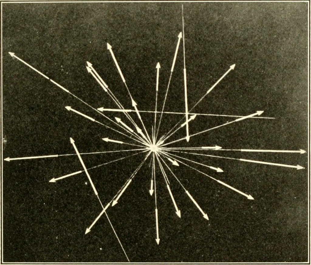 An illustration from The evolution of worlds, 1909, leaf 62