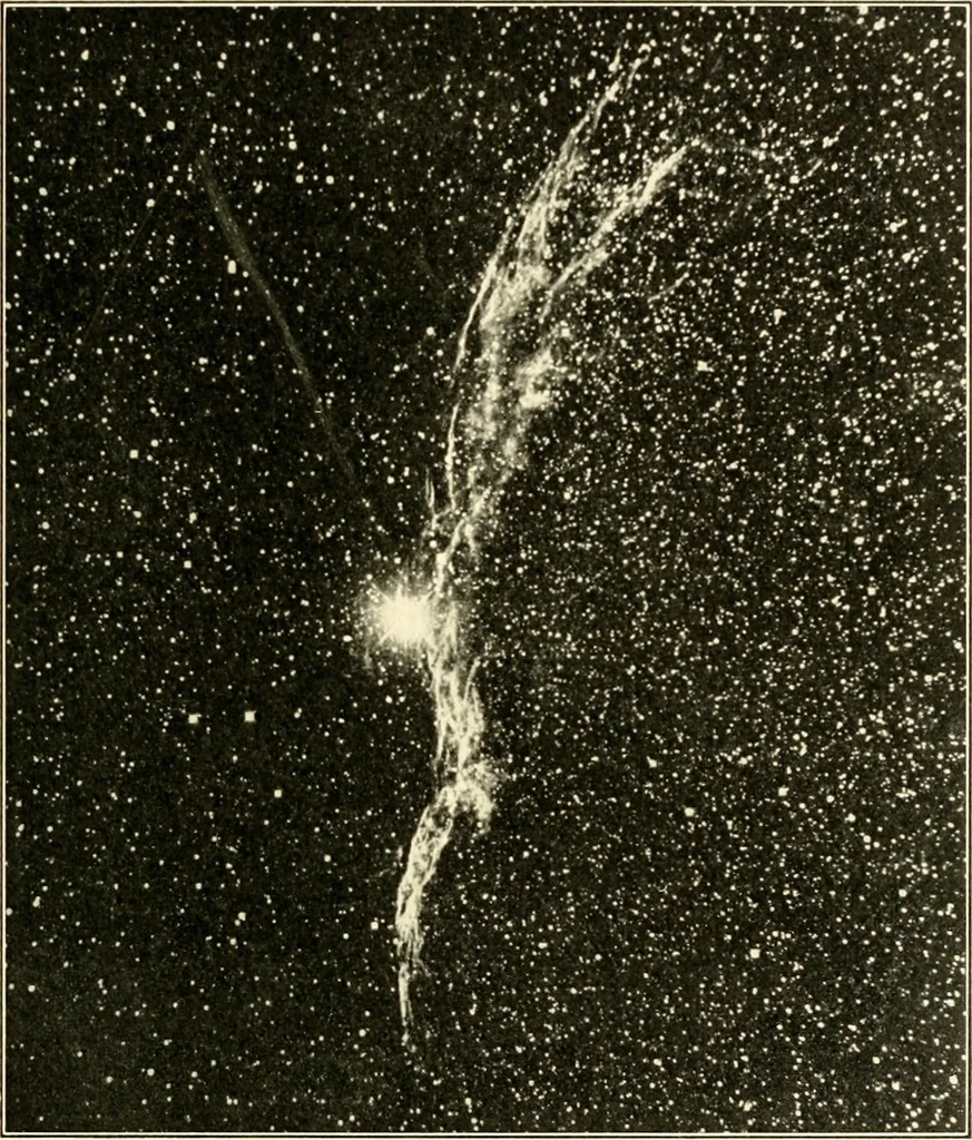 An illustration from The evolution of worlds, 1909, leaf 72
