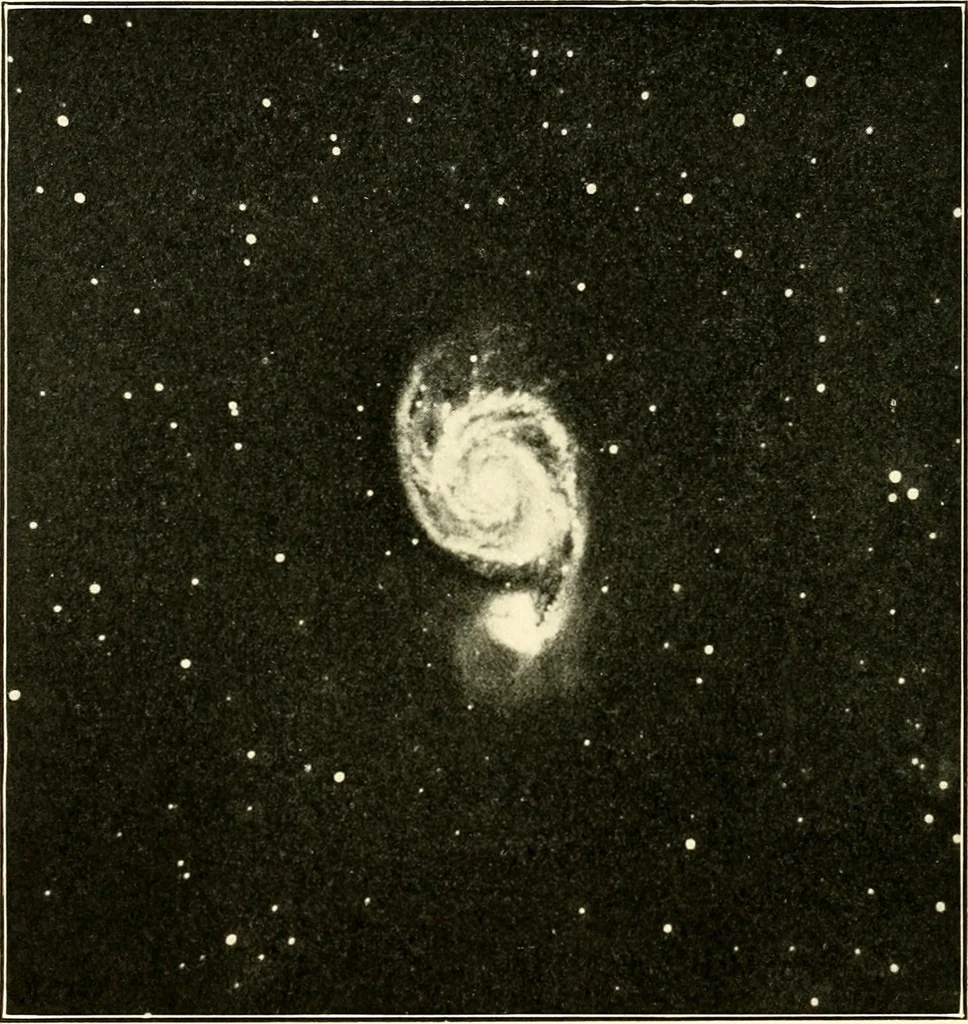An illustration from The evolution of worlds, 1909, leaf 73