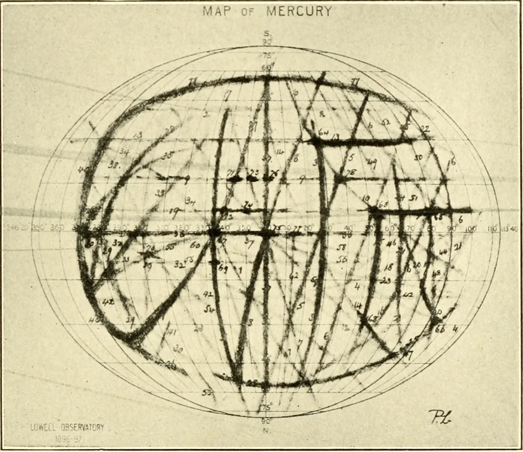 An illustration from The evolution of worlds, 1909, leaf 96
