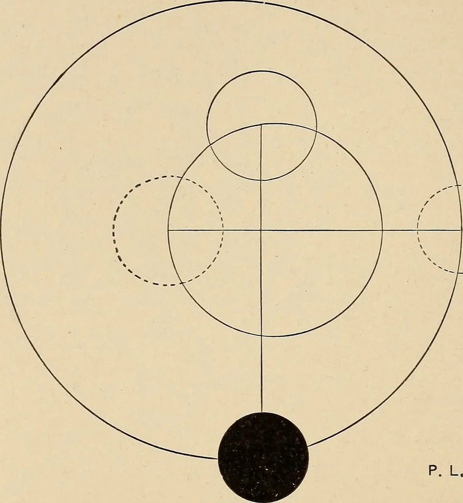 An illustration from The evolution of worlds, 1909, leaf 23
