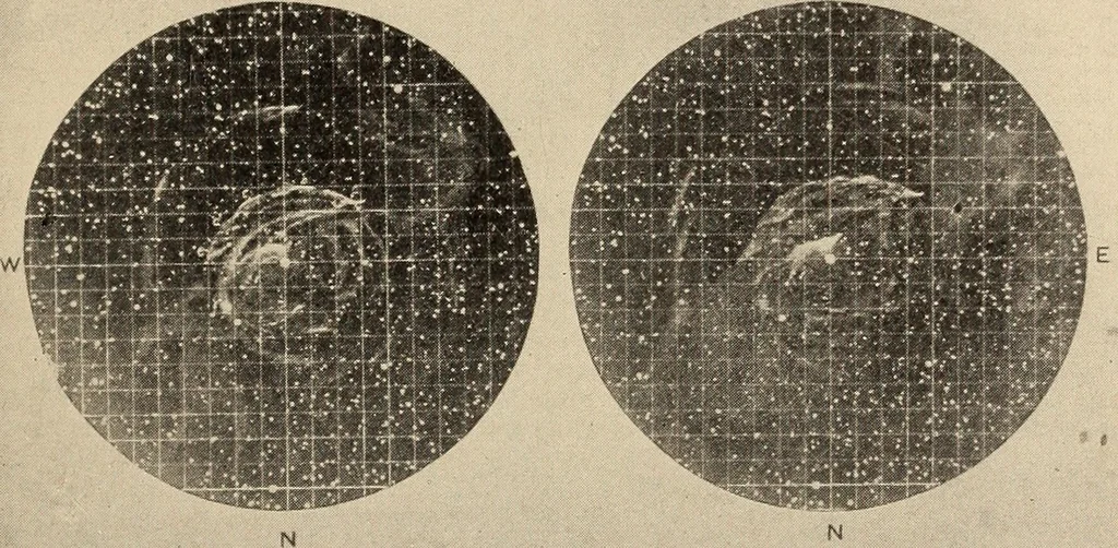 An illustration from The evolution of worlds, 1909, leaf 32