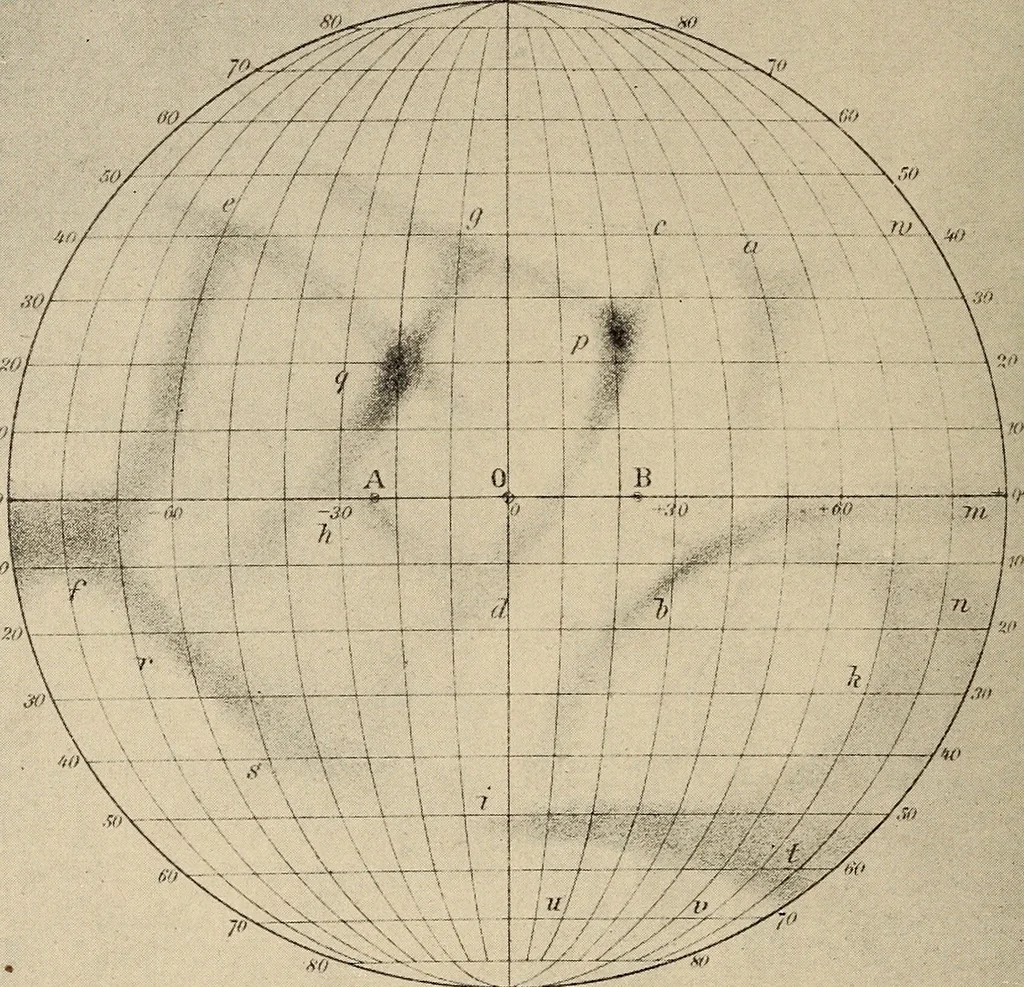 An illustration from The evolution of worlds, 1909, leaf 89