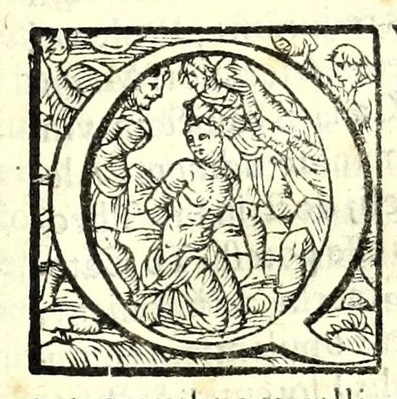 An illustration from Evropae gavdivm de felicissimis nvptiis serenissimorum Cosmi Medycis, & Mariae Austriaca principum, 1608, leaf 5