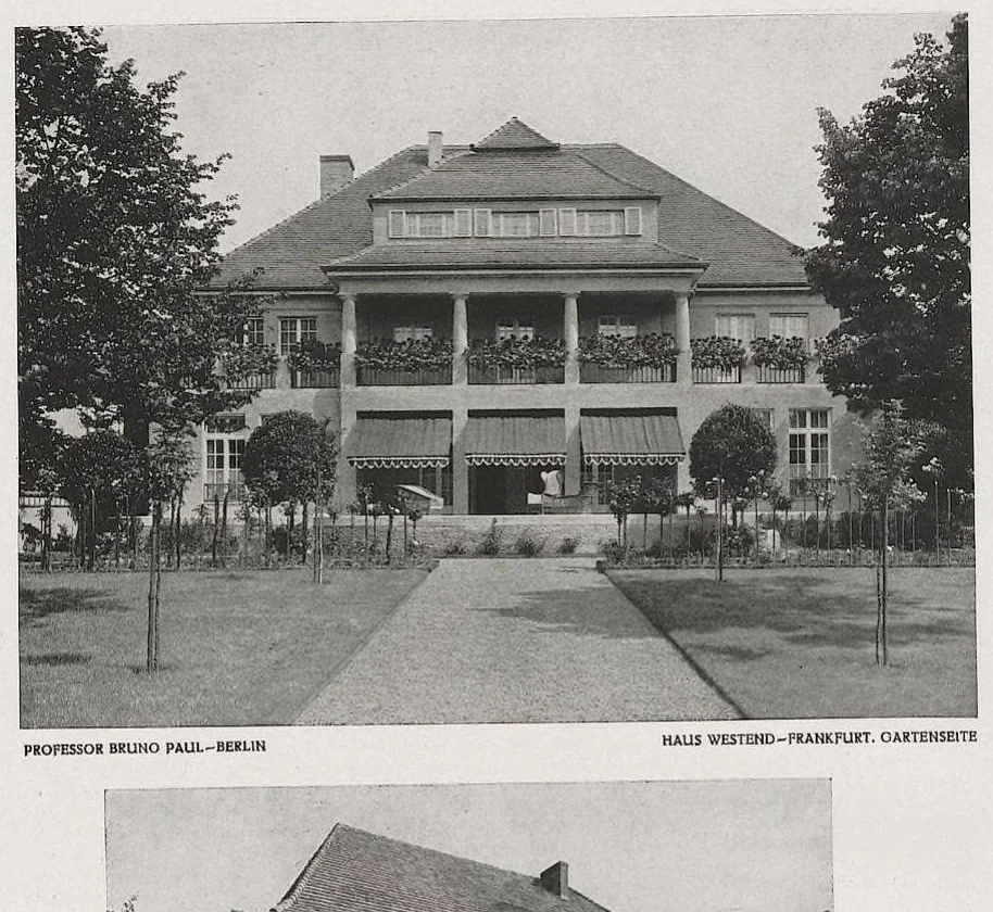 An illustration from Ewald Pauls Aufsatz Zur Innendekoration, 1919, leaf 65