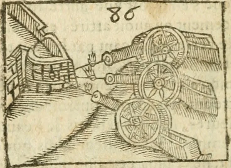 An illustration from Examen dv livre des Recreations mathematiqves, & de ses problemes en geometrie mechanique, optique & catoptrique [du J. Leurechon] Où sont aussi discutées & restabiles plusieurs experiences physiques y proposées, 1639, leaf 269