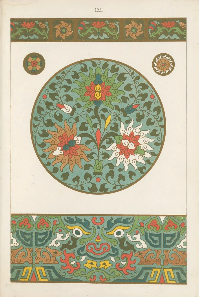An illustration from Examples of Chinese ornament : selected from objects in the South Kensington Museum and other collections, 1867, leaf 147