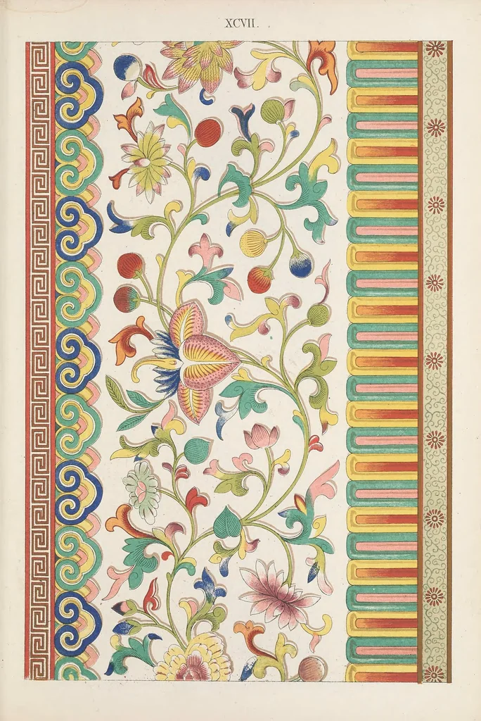 An illustration from Examples of Chinese ornament : selected from objects in the South Kensington Museum and other collections, 1867, leaf 219