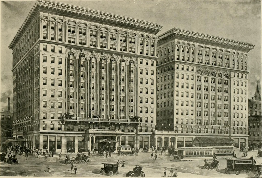 An illustration from Examples from work of Frank P. Milburn and Company, architects, Washington, D. C, 1906, leaf 12