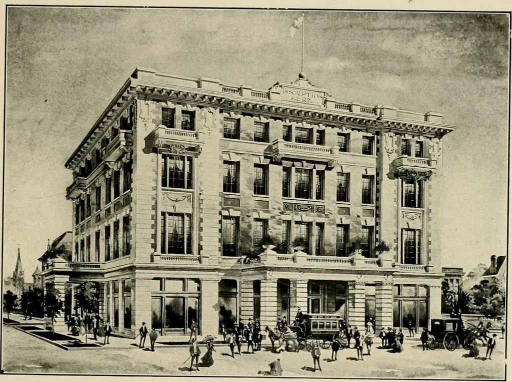 An illustration from Examples from work of Frank P. Milburn and Company, architects, Washington, D. C, 1906, leaf 18