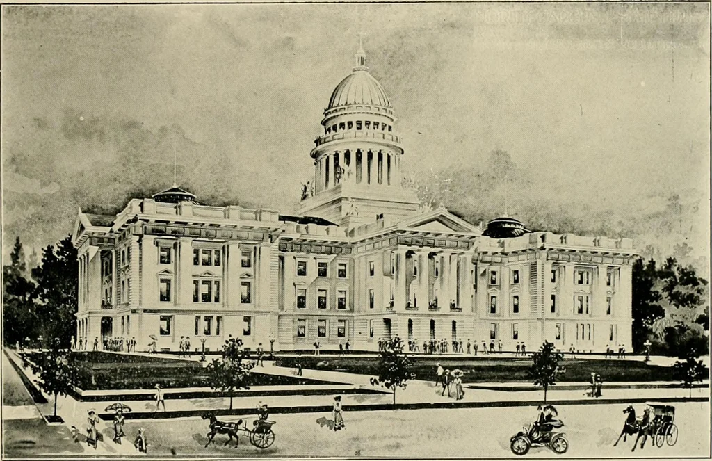 An illustration from Examples from work of Frank P. Milburn and Company, architects, Washington, D. C, 1906, leaf 20