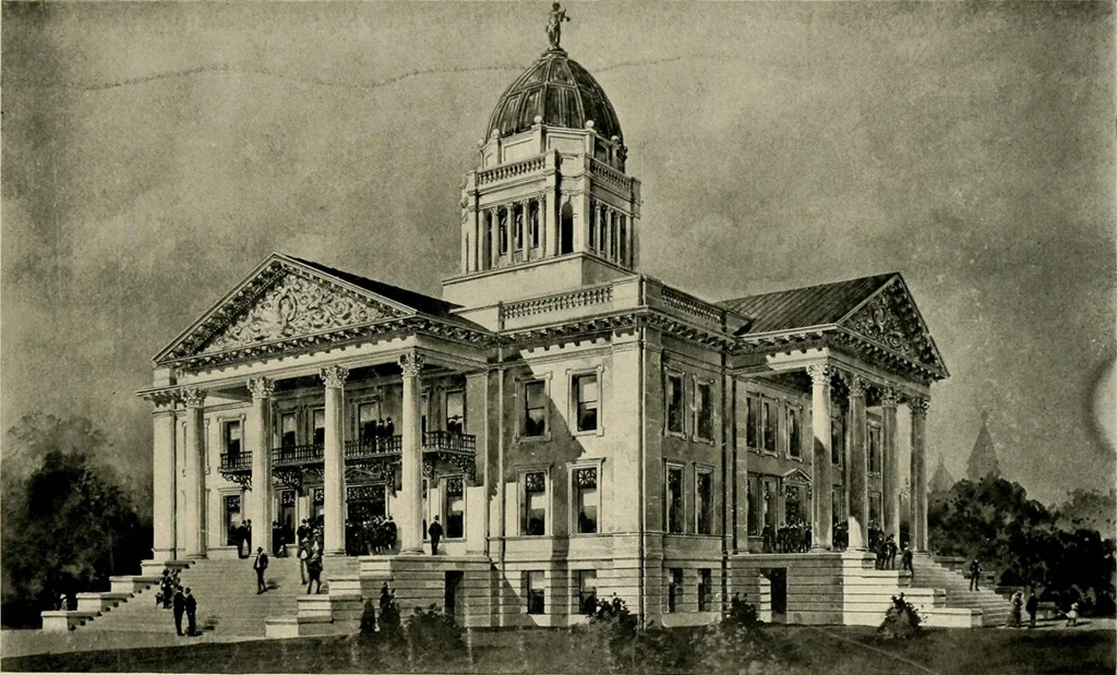 An illustration from Examples from work of Frank P. Milburn and Company, architects, Washington, D. C, 1906, leaf 32