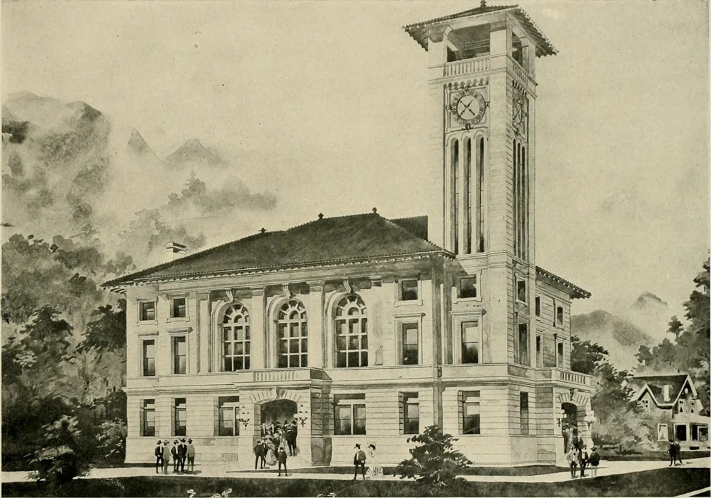 An illustration from Examples from work of Frank P. Milburn and Company, architects, Washington, D. C, 1906, leaf 36