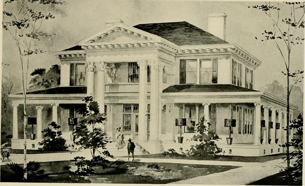 An illustration from Examples from work of Frank P. Milburn and Company, architects, Washington, D. C, 1906, leaf 40