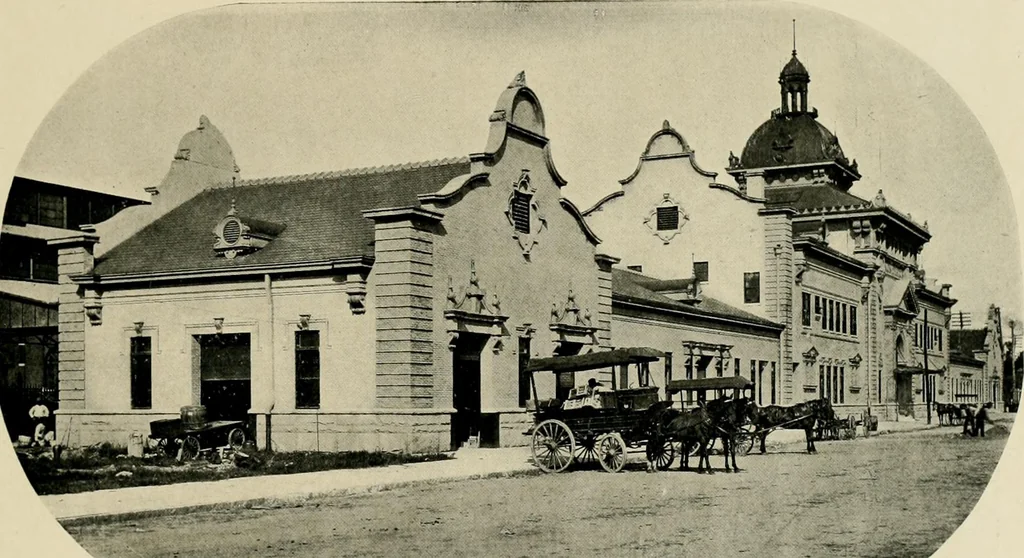 An illustration from Examples from work of Frank P. Milburn and Company, architects, Washington, D. C, 1906, leaf 46